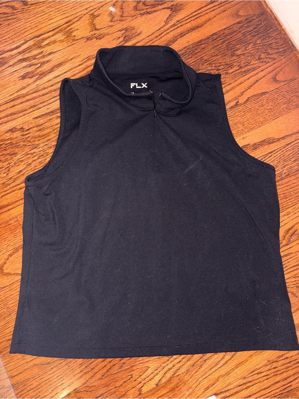 FLX Black Sleeveless Athletic Tank Top
